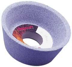 Grier Abrasives - 4 Inch Diameter x 1-1/4 Inch Hole x 1-1/2 Inch Thick, 46 Grit Tool and Cutter Grinding Wheel - Eagle Tool & Supply