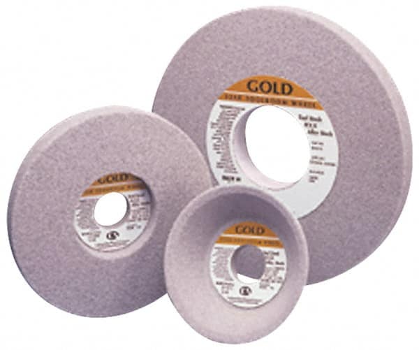 Grier Abrasives - 10" Diam x 3" Hole x 3/4" Thick, H Hardness, 46 Grit Surface Grinding Wheel - Eagle Tool & Supply