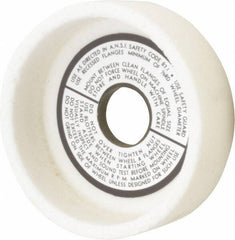 Grier Abrasives - 5" Diam, 1-1/4" Hole Size, 1-1/2" Overall Thickness, 60 Grit, Type 6 Tool & Cutter Grinding Wheel - Medium Grade, Aluminum Oxide, K Hardness, Vitrified Bond, 4,966 RPM - Eagle Tool & Supply