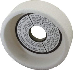 Grier Abrasives - 5" Diam, 1-1/4" Hole Size, 1-1/2" Overall Thickness, 46 Grit, Type 6 Tool & Cutter Grinding Wheel - Coarse Grade, Aluminum Oxide, I Hardness, Vitrified Bond, 4,966 RPM - Eagle Tool & Supply