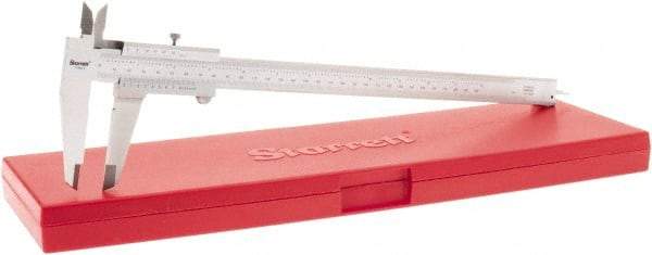 Starrett - 0 to 12" Stainless Steel Vernier Caliper - 0.02mm Graduation, 0.025 (Per 300mm)mm Accuracy - Eagle Tool & Supply