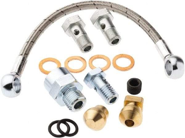 Seco - 51 Piece, 250mm Hose Length, Coolant Hose Kit - For Jetstream Tooling - Eagle Tool & Supply