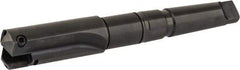 Allied Machine and Engineering - Series C, 1-1/2 to 2-3/8" Diam, 4MT Taper Shank, Straight Flute Spade Drill - 4" Max Depth, 6-15/16" Body Length, 10-9/16" OAL, Short Length, Through Coolant - Eagle Tool & Supply