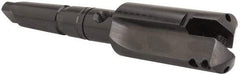 Allied Machine and Engineering - Series D, 2 to 2-7/8" Diam, 4MT Taper Shank, Straight Flute Spade Drill - 4-1/2" Max Depth, 7-7/16" Body Length, 11-1/16" OAL, Short Length, Through Coolant - Eagle Tool & Supply
