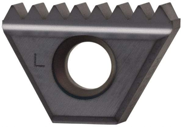 Kennametal - 14 TPI, Internal/External Thread, NPTF Standard, STN KC635M Grade Thread Mill Insert - Carbide, TiAlN Coating - Eagle Tool & Supply