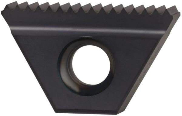 Kennametal - 16 TPI, Internal Thread, UN Standard, STN KC635M Grade Thread Mill Insert - Carbide, TiAlN Coating - Eagle Tool & Supply