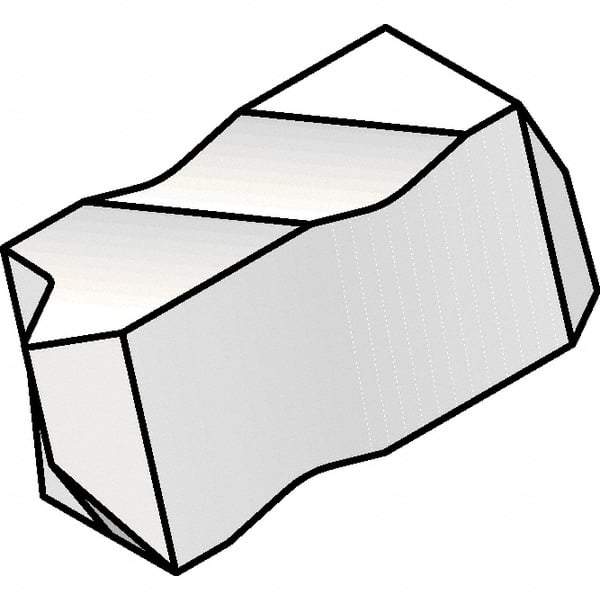 Kennametal - NJF3007 Grade KC5010, External UNJ Threading Insert - 24 TPI Ext Pitch, Left Hand Insert, TiAlN Finish, Carbide - Eagle Tool & Supply