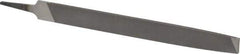 Nicholson - 12" Long, Smooth Cut, Mill American-Pattern File - Single Cut, 7/32" Overall Thickness, Tang - Eagle Tool & Supply