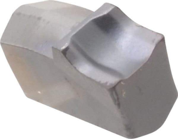 Kennametal - A2040 CR KC5025 Grade, 0.1575" Cutting Width, Carbide Cutoff Insert - 6° Right Hand Lead Angle, 0.0118" Cnr Rad, TiAlN Coated - Eagle Tool & Supply