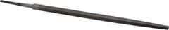 Nicholson - 10" Long, Smooth Cut, Square American-Pattern File - Double Cut, Tang - Eagle Tool & Supply