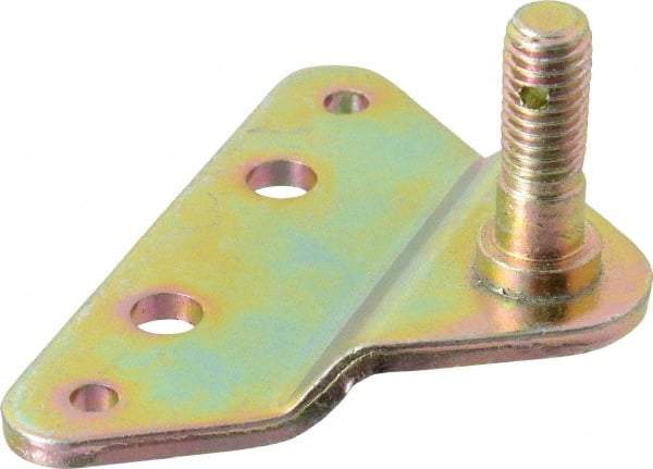 Value Collection - 0.39" Diam Yellow Zinc Offset Bracket - For Hydraulic Dampers & Gas Springs - Eagle Tool & Supply