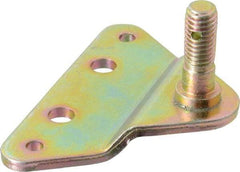 Value Collection - 0.39" Diam Yellow Zinc Offset Bracket - For Hydraulic Dampers & Gas Springs - Eagle Tool & Supply