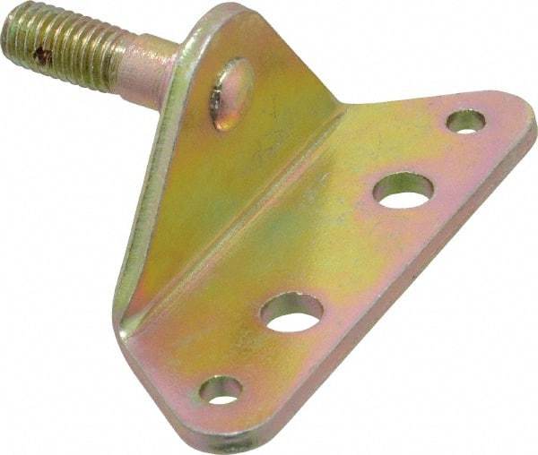 Value Collection - M8 x 1.25 Yellow Zinc Angle Bracket - For Hydraulic Dampers & Gas Springs - Eagle Tool & Supply