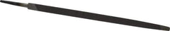 Nicholson - 8" Long, Taper American-Pattern File - Single Cut, Tang - Eagle Tool & Supply