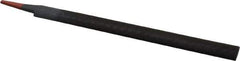 Simonds File - 10" Long, Smooth Cut, Half Round American-Pattern File - Double Cut, 9/32" Overall Thickness, Tang - Eagle Tool & Supply