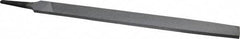 Nicholson - 12" Long, Bastard Cut, Flat American-Pattern File - Tang - Eagle Tool & Supply