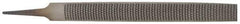 Nicholson - 8" Long x 29/32" Wide x 1/4" Thick Cabinet Half Round Rasp - Second Cut - Eagle Tool & Supply