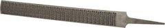 Nicholson - 10" Long x 1-1/8" Wide x 9/32" Thick Cabinet Half Round Rasp - Second Cut - Eagle Tool & Supply