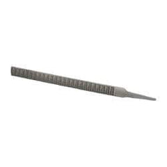 Nicholson - 8" Long x 25/32" Wide x 5/16" Thick Half Round Wood Rasp - Bastard Cut - Eagle Tool & Supply