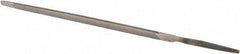 Nicholson - 4" Long, Taper American-Pattern File - Single Cut, Tang - Eagle Tool & Supply