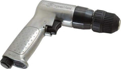 Ingersoll-Rand - 3/8" Reversible Keyless Chuck - Pistol Grip Handle, 2,000 RPM, 4 CFM, 0.5 hp, 85 psi - Eagle Tool & Supply