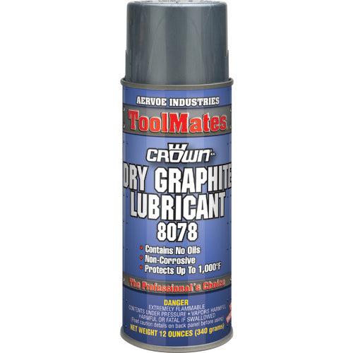 Dry Graphite Lubricant & Parting Compound - 12 oz Aerosol - Eagle Tool & Supply