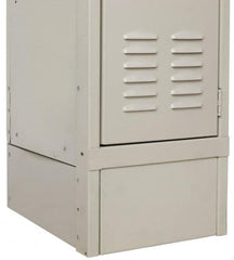 Hallowell - 15" Wide x 6" High, Locker Closed Front Base - Eagle Tool & Supply