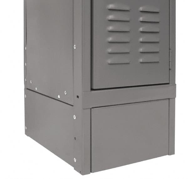 Hallowell - 6" High x 21" Deep, Locker Closed Side Base - Eagle Tool & Supply