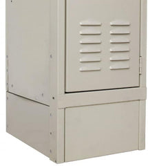 Hallowell - 6" High x 15" Deep, Locker Closed Side Base - Eagle Tool & Supply