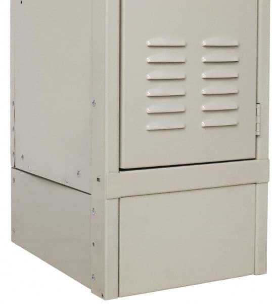 Hallowell - 6" High x 18" Deep, Locker Closed Side Base - Eagle Tool & Supply