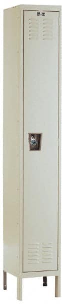 Hallowell - 1 Door, 1 Tier, Ready-Built Wardrobe & Box Lockers - Eagle Tool & Supply