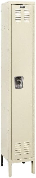 Hallowell - 1 Door, 1 Tier, Ready-Built Wardrobe & Box Lockers - Eagle Tool & Supply