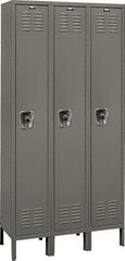 Hallowell - 3 Door, 1 Tier, Ready-Built Wardrobe & Box Lockers - Eagle Tool & Supply