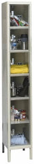 Hallowell - 6 Door, 6 Tier, Safety-View Plus Box Lockers - Eagle Tool & Supply