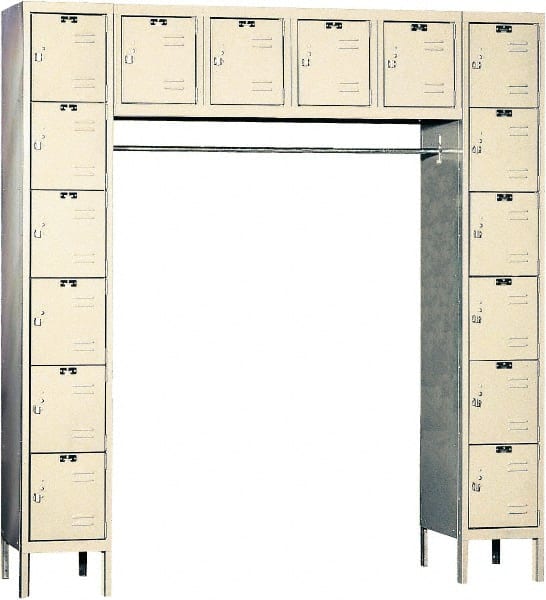 Hallowell - 16 Door, 16 Tier, Premium Box Lockers - Eagle Tool & Supply