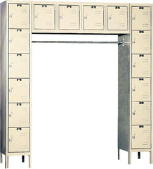 Hallowell - 16 Door, 16 Tier, Premium Box Lockers - Eagle Tool & Supply
