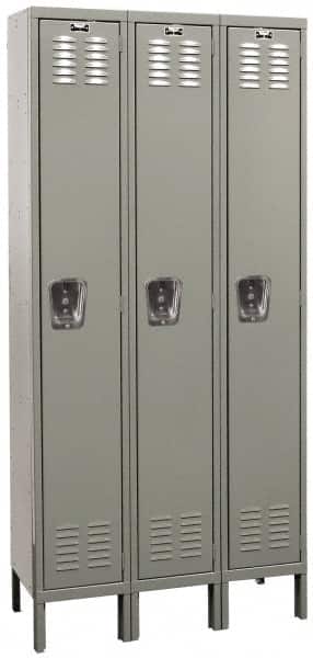 Hallowell - 3 Door, 1 Tier, Premium Wardrobe Lockers - Eagle Tool & Supply