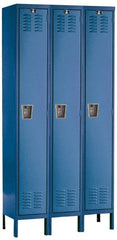 Hallowell - 3 Door, 1 Tier, Premium Wardrobe Lockers - Eagle Tool & Supply