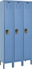 Hallowell - 3 Door, 1 Tier, Premium Wardrobe Lockers - Eagle Tool & Supply