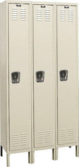 Hallowell - 3 Door, 1 Tier, Premium Wardrobe Lockers - Eagle Tool & Supply