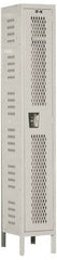 Hallowell - 1 Door, 1 Tier, Heavy-Duty Ventilated Wardrobe & Box Lockers - Eagle Tool & Supply