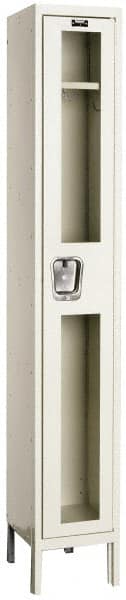 Hallowell - 1 Door, 1 Tier, Safety-View Wardrobe Lockers - Eagle Tool & Supply