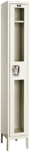 Hallowell - 1 Door, 1 Tier, Safety-View Wardrobe Lockers - Eagle Tool & Supply