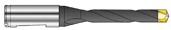 Seco - 17 to 17.99mm Diam, 5xD, 95mm Max Depth, 20mm Shank Diam, 107.7mm Flute, 176.7mm OAL, Replaceable Tip Drill - SD100 Insert, SD105 Toolholder, Series SD105 - Eagle Tool & Supply