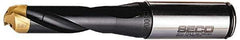 Seco - 11 to 11.49mm Diam, 3xD, 1.18" Max Depth, 5/8" Shank Diam, 1-1/2" Flute, 3.976" OAL, Replaceable Tip Drill - SD100 Insert, SD103 Toolholder, Series SD103 - Eagle Tool & Supply