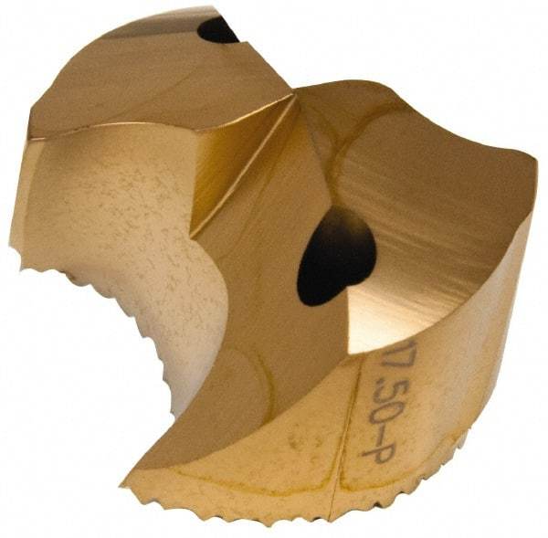 Seco - Series SD100, 17.5mm Diam 140° Replaceable Drill Tip - Carbide, TiAlN Finish, Through Coolant - Eagle Tool & Supply