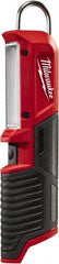 Milwaukee Tool - 12 Volt, Cordless, LED Portable Handheld Work Light - 1 Head, 220 Lumens, 9-1/4" Long - Eagle Tool & Supply