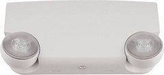 Cooper Lighting - 2 Head, 120-277 VAC, Thermoplastic, LED Emergency Lighting Unit - 0.78 Watt, 2-5/16 Inch Long x 9 Inch Wide x 4-1/2 Inch High, Sealed Nickel Cadmium Battery - Eagle Tool & Supply