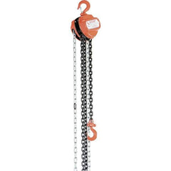 Vestil - 1,000 Lb Lifting Capacity, 20' Lift Height, Hand Hoist - Made from Chain - Eagle Tool & Supply