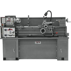 Jet - 13" Swing, 40" Between Centers, 230 Volt, Single Phase Bench Lathe - 5MT Taper, 2 hp, 60 to 1,240 RPM, 1-3/8" Bore Diam, 32" Deep x 45" High x 71" Long - Eagle Tool & Supply